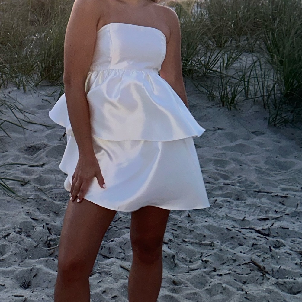 White cupcake dress